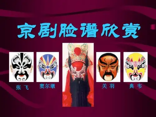京剧脸谱欣赏课件