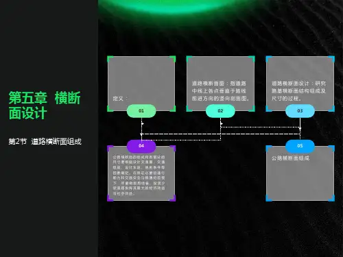 道路横断面组成及设计