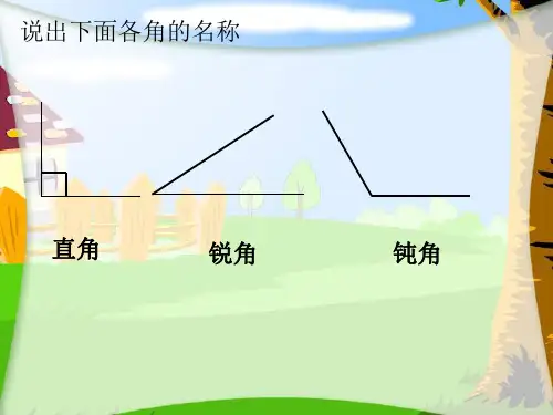 四年级下册数学课件三角形的分类人教版18张PPT