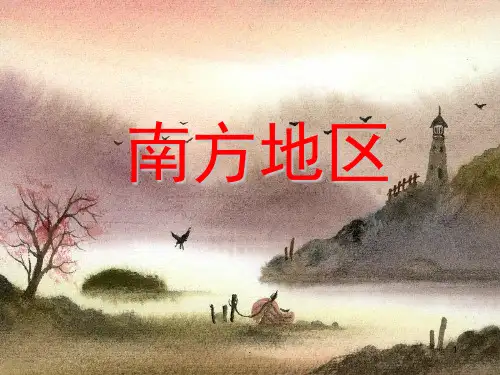 南方地区(课堂PPT)