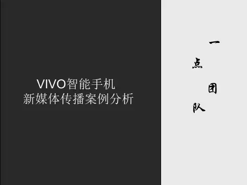 VIVO智能手机传播案例分析