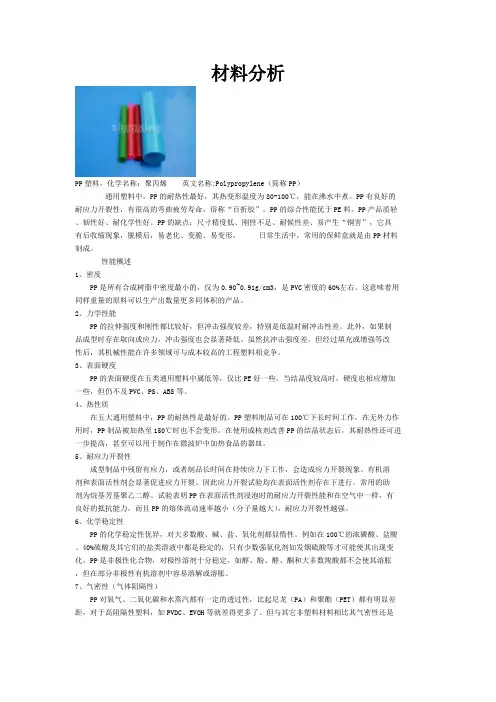 材料分析