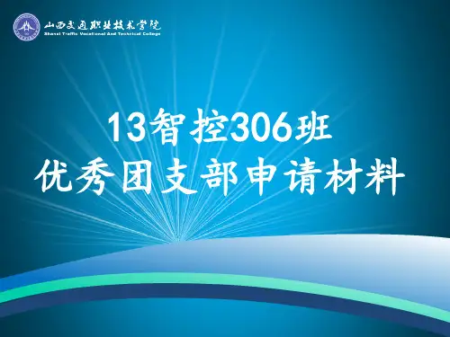 优秀团支部评比PPT