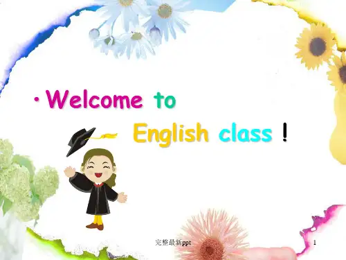 pep小学三年级下册-英语趣味活动ppt课件