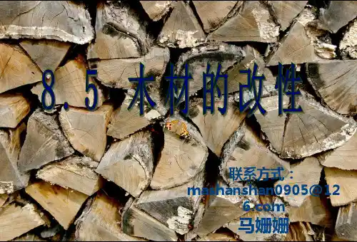 木材的改性