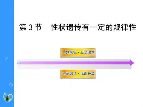 《性状遗传有一定的规律性》PPT