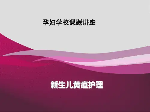 新生儿黄疸护理ppt课件