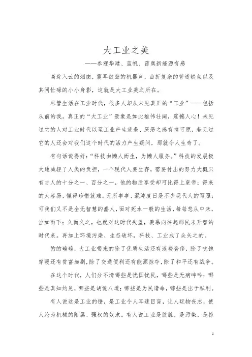 大工业之美