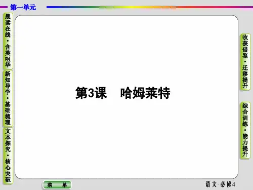 2019-2020学年人教版必修4  哈姆莱特 课件(46张)