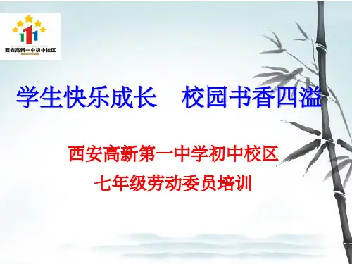 班级卫生打扫标准PPT课件