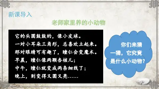 部编版语文二年级上册口语交际 有趣的动物