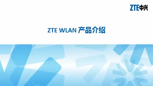 中兴通讯WLAN产品介绍