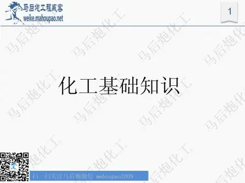 马后炮化工——煤化工基础知识