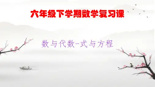 数与代数-式与方程ppt课件