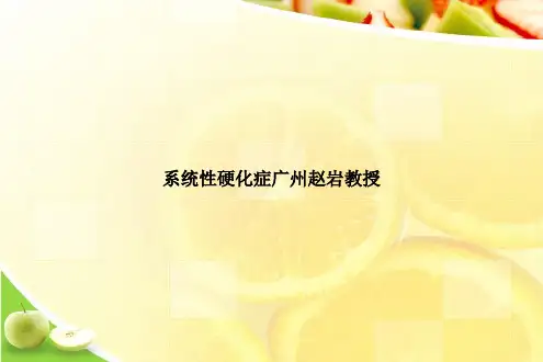 系统性硬化症广州赵岩教授ppt文档
