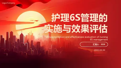 护理6s管理ppt汇报课件模板