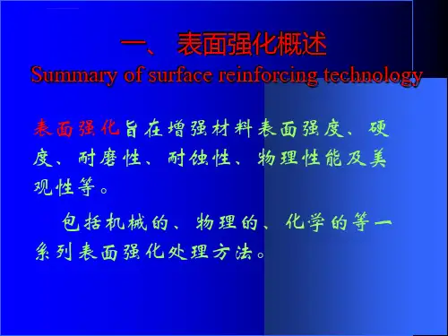材料的表面强化技术ppt课件