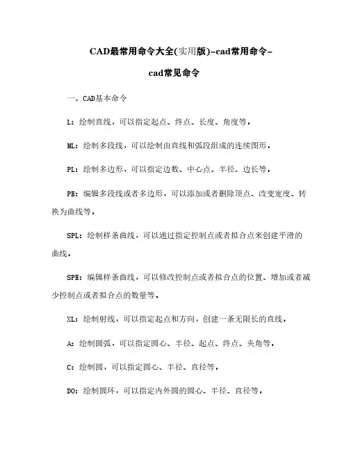 CAD最常用命令大全(实用版)-cad常用命令-cad常见命令[8]