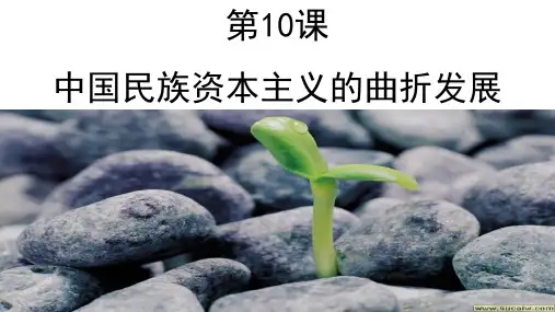人教版高中历史必修一第10课 中国民族资本主义的曲折发展课件(共33张PPT)
