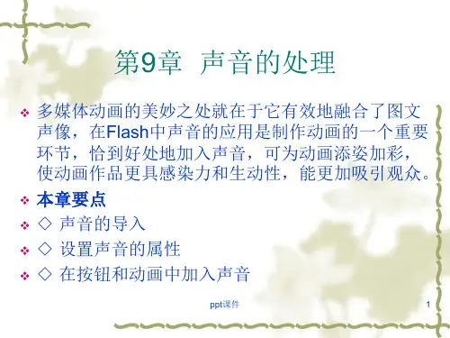 Flash声音处理  ppt课件