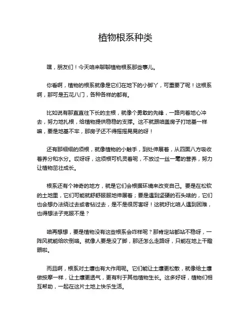 植物根系种类