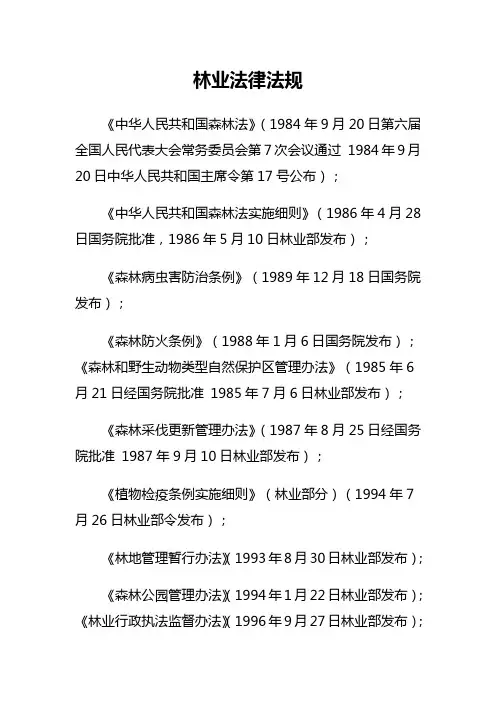 森林法