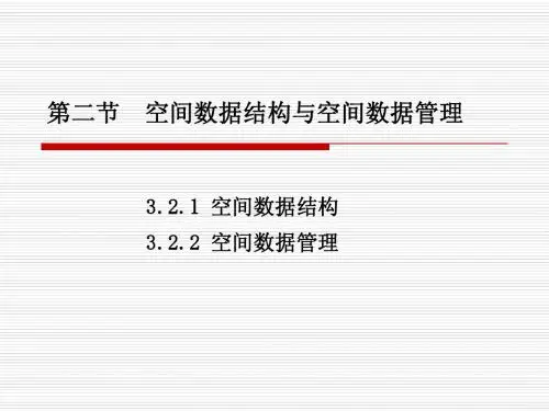 第三章2-空间数据结构与管理