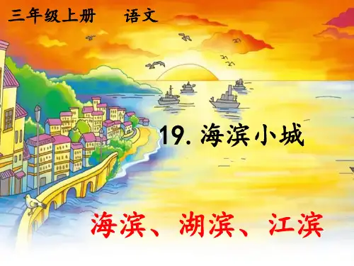 三年级语文上册19 海滨小城 课件(35张PPT)
