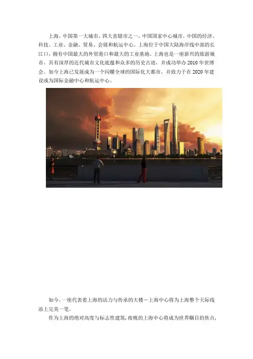 上海中心大厦概况