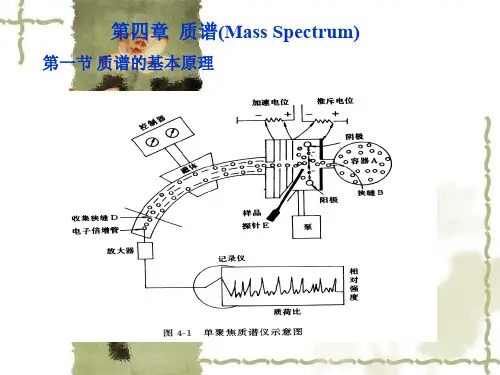 有机化合物光谱解析第四章质谱