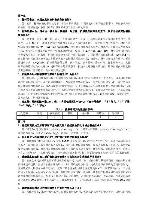 土木工程材料