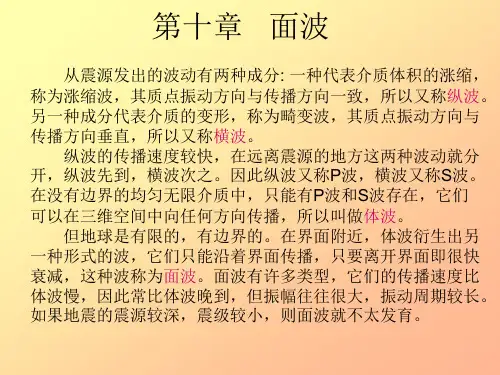第八章面波