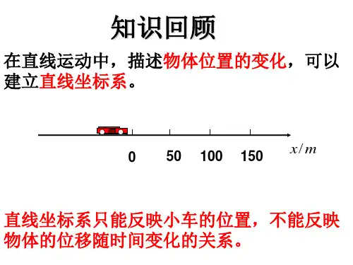 新人教版必修一第一章位移时间图像与速度时间图像49张课件