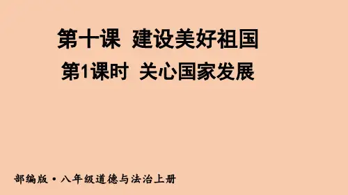10.1关心国家的发展 ppt（22张ppt4个）