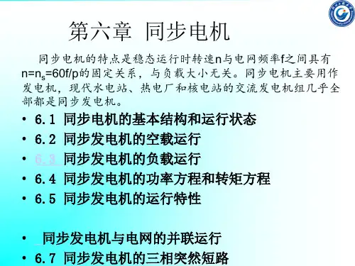 同步电机PPT