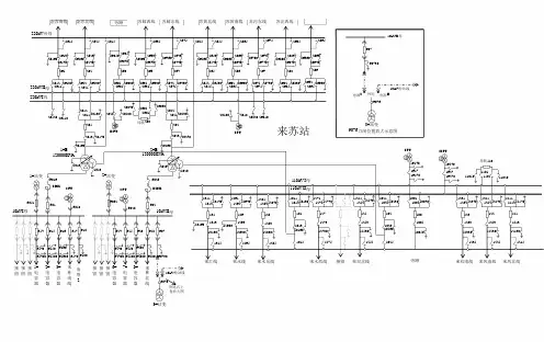 某220kV变电站主接线图