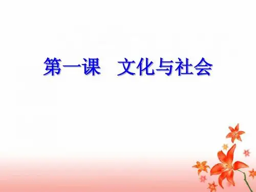 高二政治体味文化1