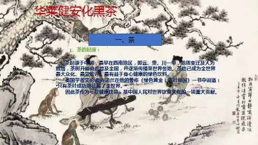 华莱健安化黑茶PPT课件