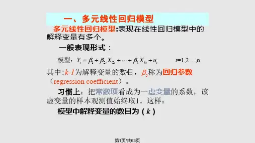 计量经济学多元线性回归分析eviews操作PPT课件