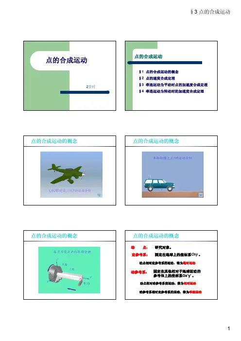 点的合成运动