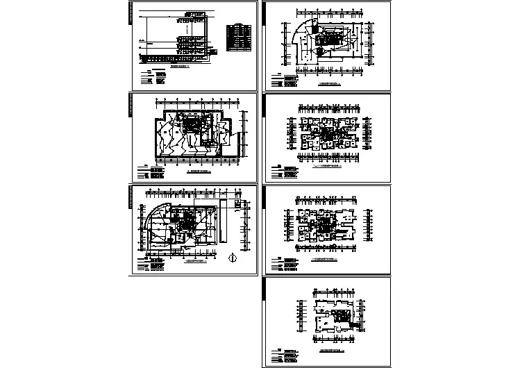 某地区大型一类高层商住楼消防报警电气施工图
