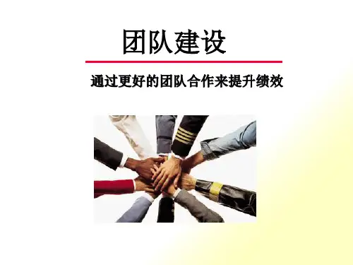 金牌销售团队的建设培训课件
