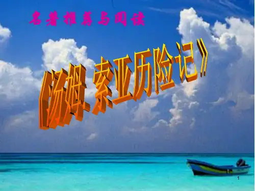 (精选幻灯片)《汤姆索亚历险记》优秀课件PPT