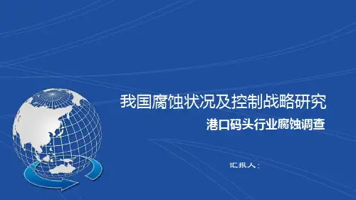 我国腐蚀状况及控制战略研究-港口码头行业腐蚀调查PPT培训课件