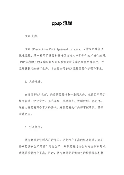 ppap流程