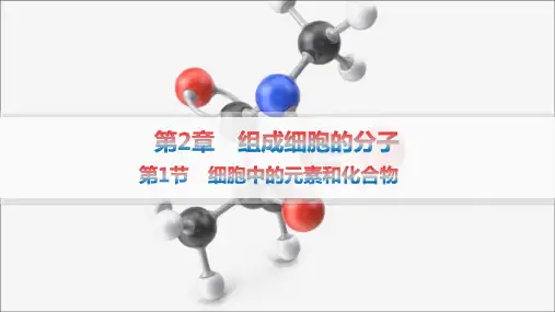 人教版高中生物学必修1精品课件 第2章 组成细胞的分子 第1节 细胞中的元素和化合物