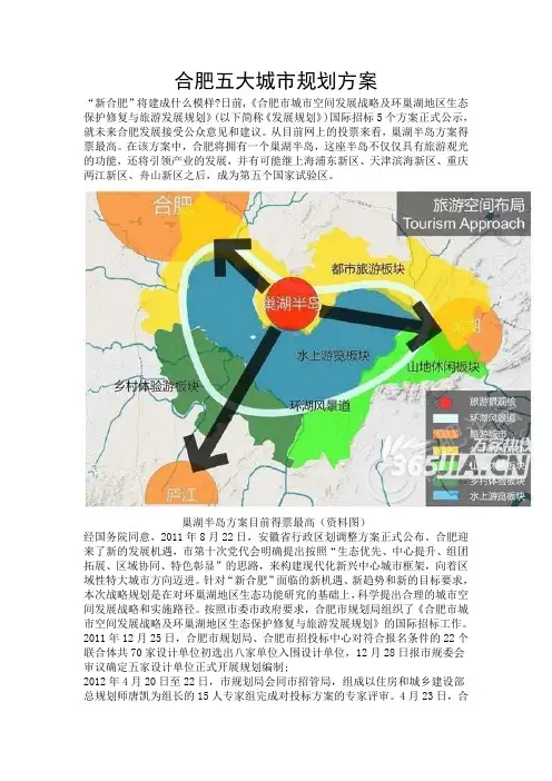 新合肥五大规划方案