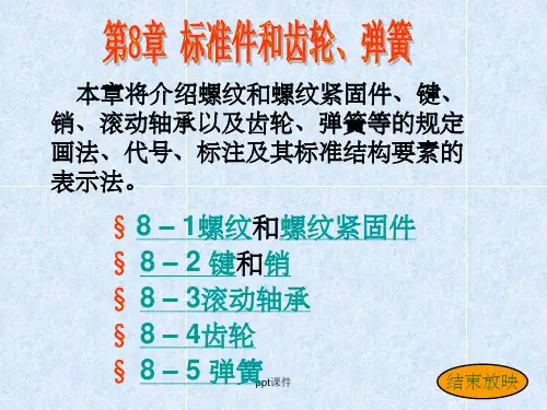 《标准件和齿轮弹簧》PPT课件