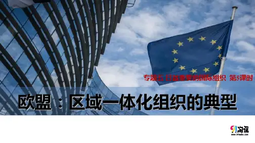 课件8：5.5 欧盟：区域一体化组织的典型