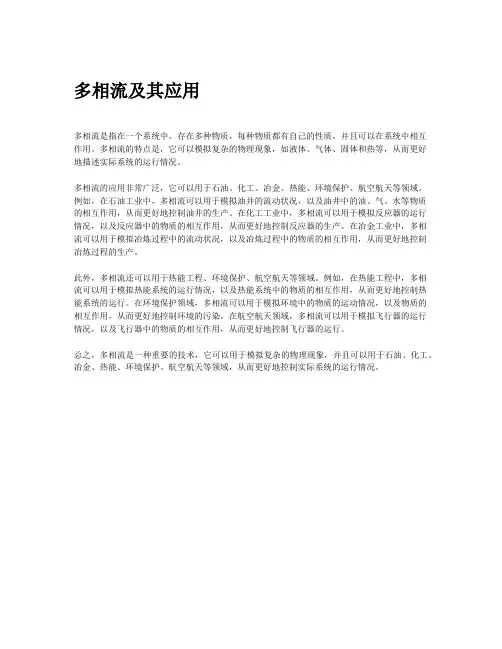 多相流及其应用